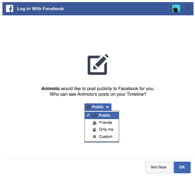 Facebook Privacy And Video Sharing Faq Animoto Help